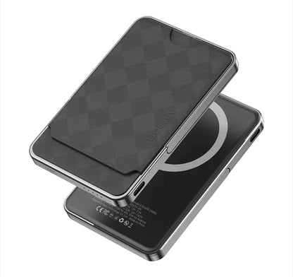 Magnetic Charger & Card Wallet