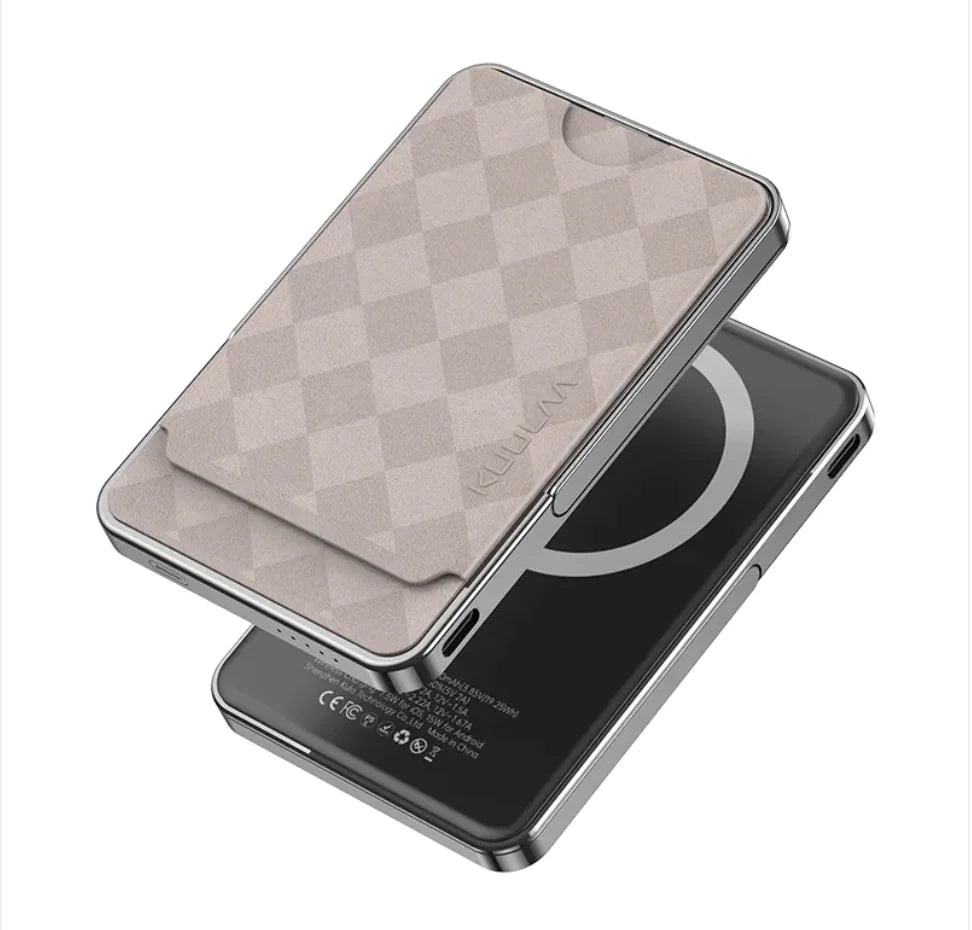 Magnetic Charger & Card Wallet