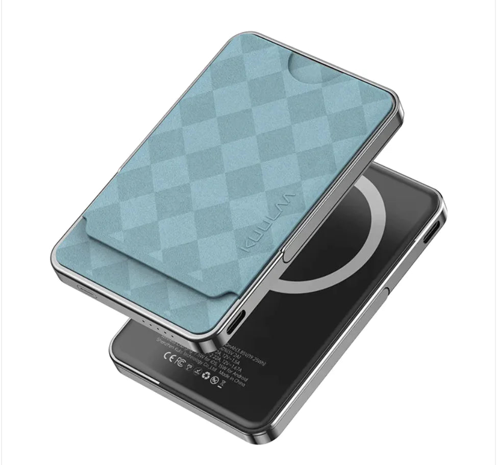 Magnetic Charger & Card Wallet